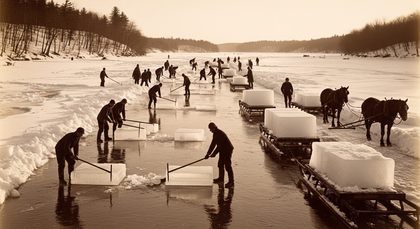 Maine's Ice Trade: The Frozen River Empire