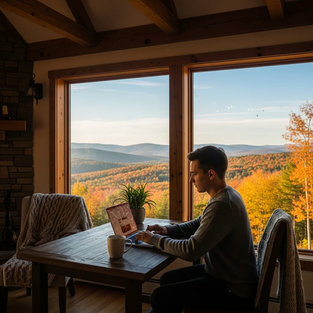Working from home in rural Maine